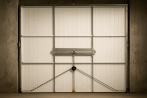 Installation d'une serrure 4 points sur porte de garage