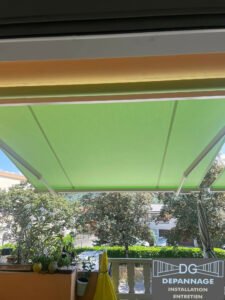 Installation d’un store banne à Grenoble